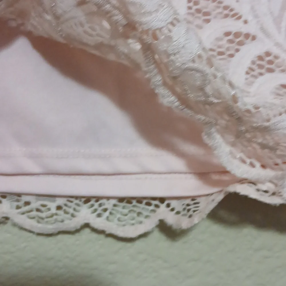Ambiance Pink Lace Skirt - Picture 3 of 5